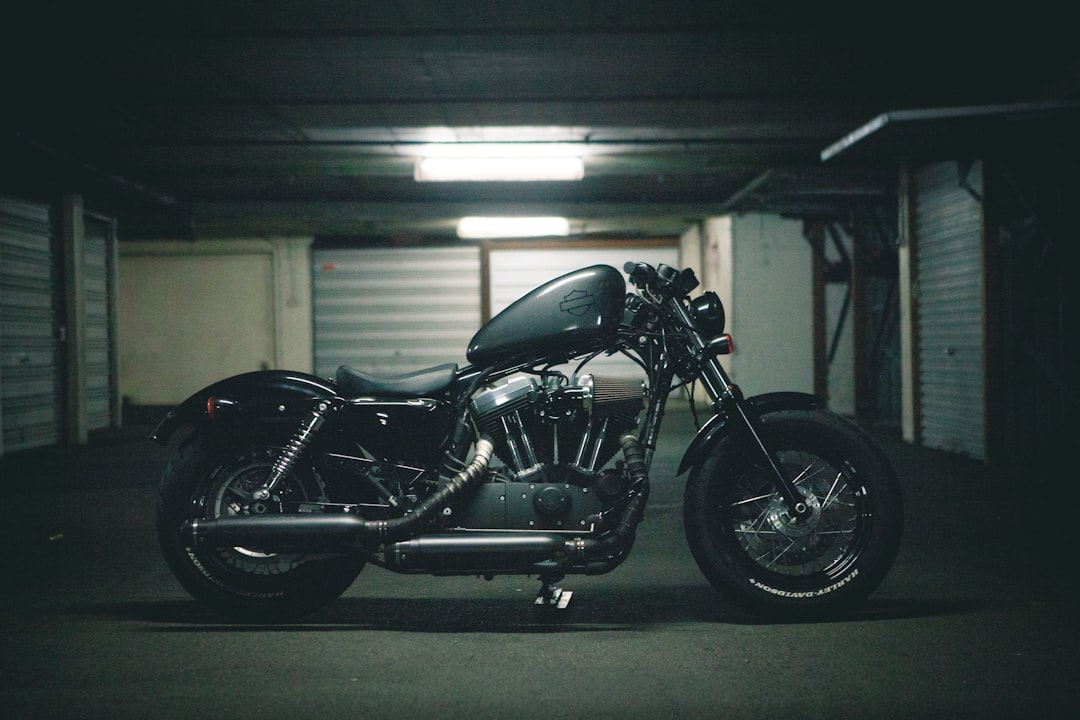 Photo Motorcycle garage